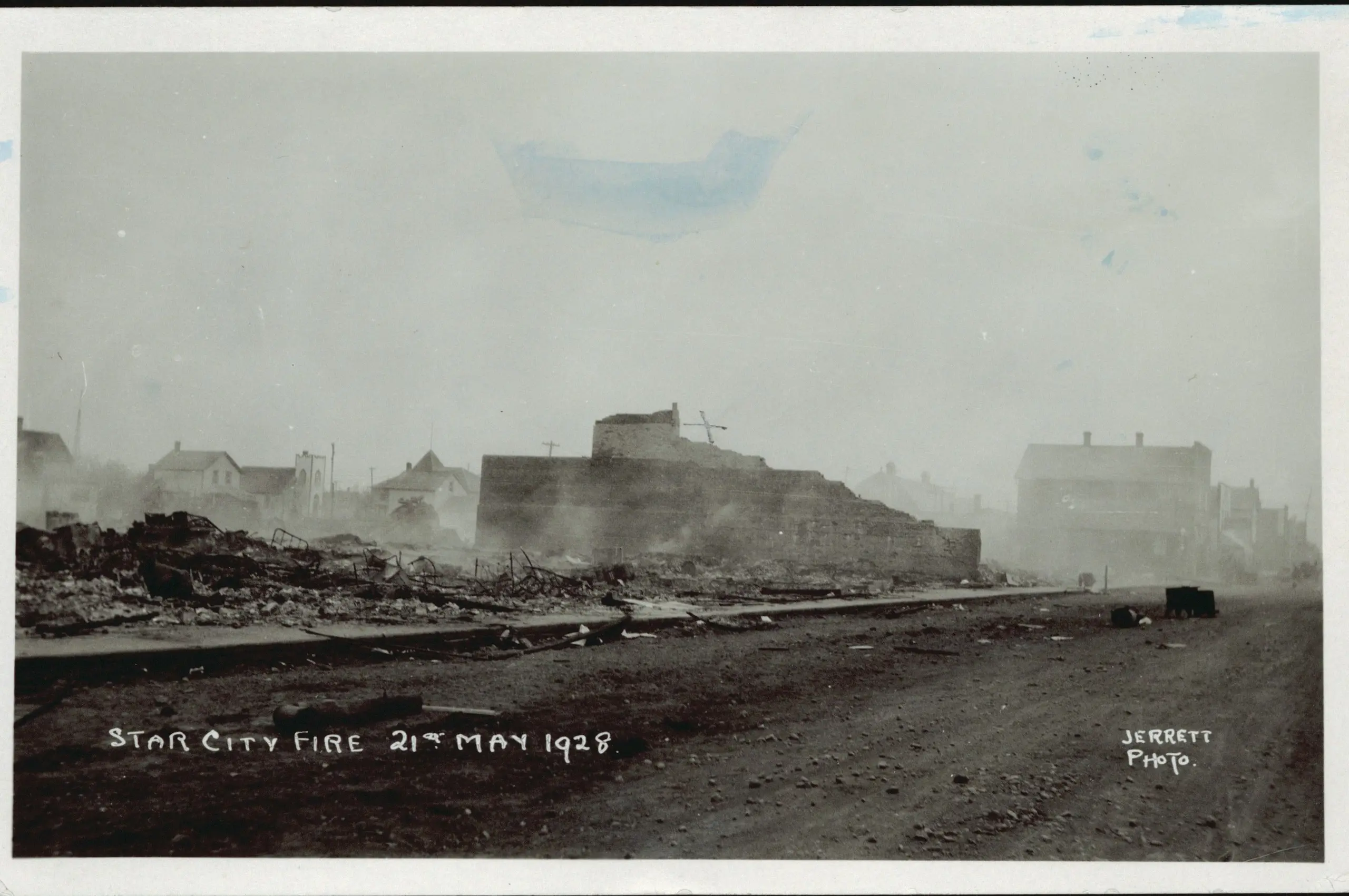 Ruins after the Star City fire